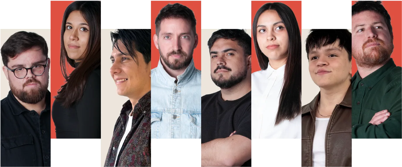 Profile pictures of the team